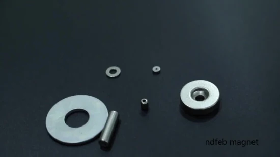 Aimant NdFeB collé en forme d'anneau à force magnétique élevée